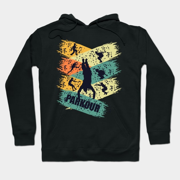 PARKOUR ART DECO Hoodie by beanbeardy